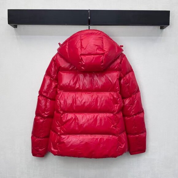 Moncler  Glareins Braided Trim Hooded Short Down Jacket - Picture 5 of 11
